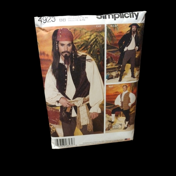 Simplicity Men's Costume Pattern - Picture 1 of 2